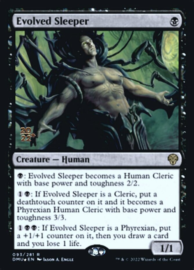 1x Evolved Sleeper - Foil - Prerelease Promo MTG - Dominaria United - NM-Mint