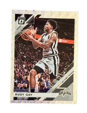 Excellent: 2019 Donruss Optic Silver Wave Rudy Gay San Antonio Spurs Card