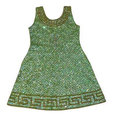 little attitudes sequin dress Little Attitudes by Debra Green Hand-Beaded Sequin A-Line Dress 6X