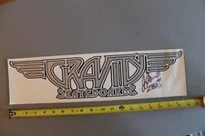 Gravity Skateboard Jay Adams Autographed Dogtown Wings XXL Skateboarding STICKER