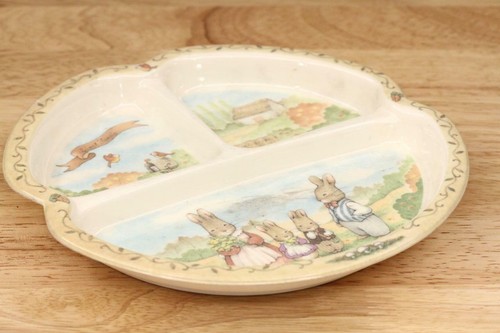 Vintage Melamin PECO Pecoware Sweet Family Rabbit Bunny Family Baby Geschirr Teller - Bild 4 von 6