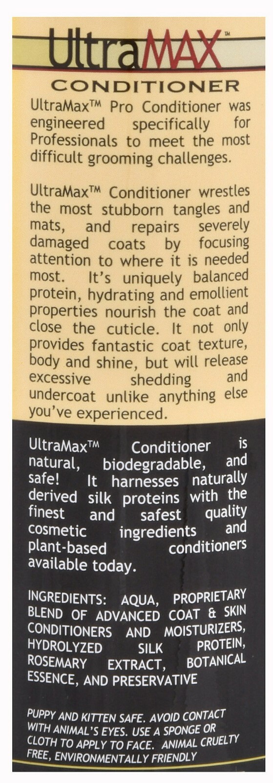 Best Shot UltraMAX Pro Conditioner for Dogs Silky smooth sheen Gallon