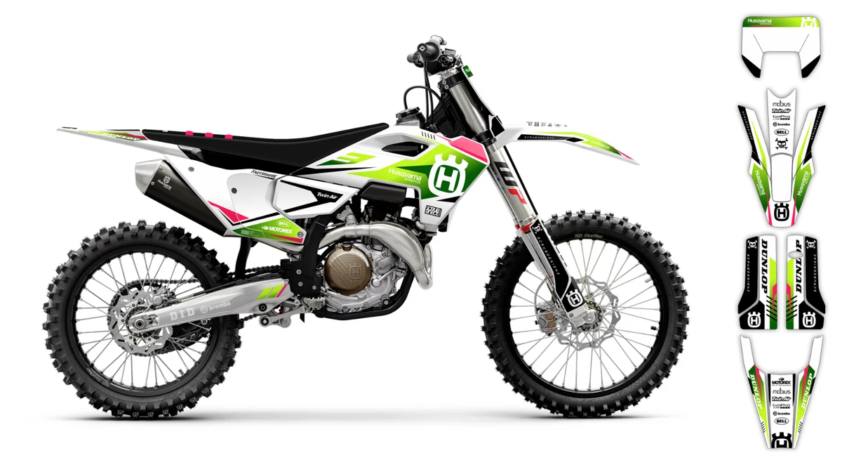 Husqvarna Graphics TE FE 150 250 300 350 450 501 2024 Decals