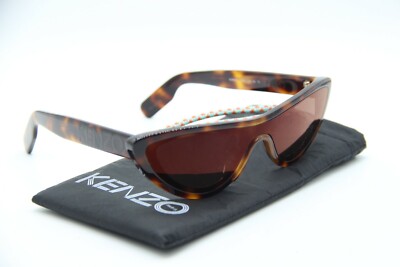 Authentic Kenzo Brown Cat Eye Sunglasses Kenzo Cat-Eye Mirrored Sunglasses - Neutrals Sunglasses  main image 3