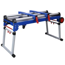 Miter Saw Stand 5-in-1 Portable Workbench Height Adjustable Woodworking Repair