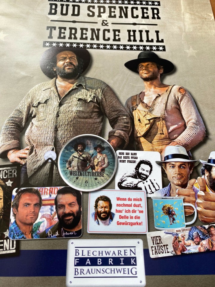 Bud Spencer & Terence Hill Magnetöffner – Flaschenöffner Mit Untersetzer, 9x9 Cm, Lizenziert