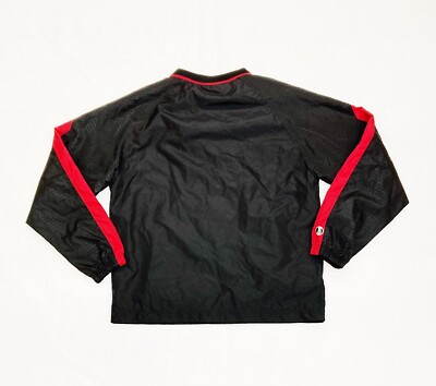 シャツ Holloway Bionic V-Neck Windshirt Youth Boy's Large Black Red
