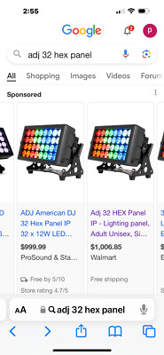ADJ 32 hex panel IP LIGHTING SYSTEM