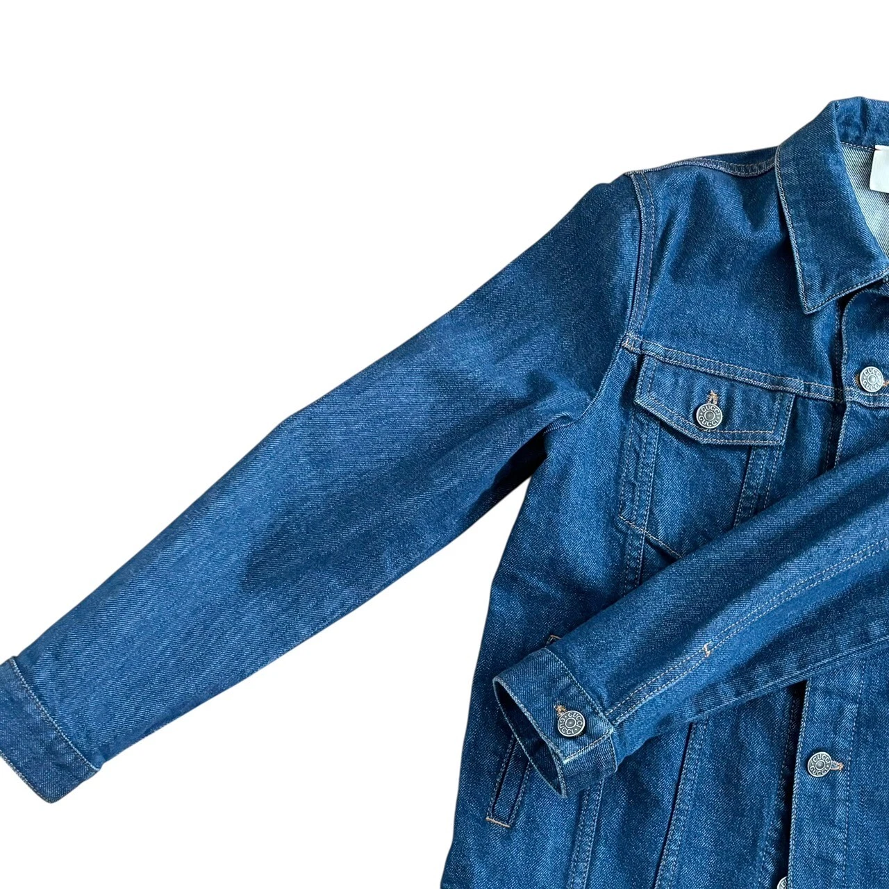 Giacca denim originale GUCCI 'Inutilizzata' AMOR CAECUS logo posteriore 2019SS Italia 10