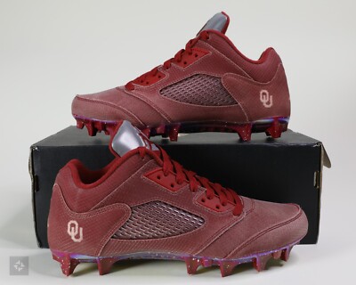 Nike Jordan 5 Low Alpha Menace Elite Oklahoma PE Football  display picture 3