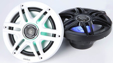 Clarion CMS-651RGB-SWB Marine RGB LED 6.5" Speakers 60w 2-Way Lights Grilles