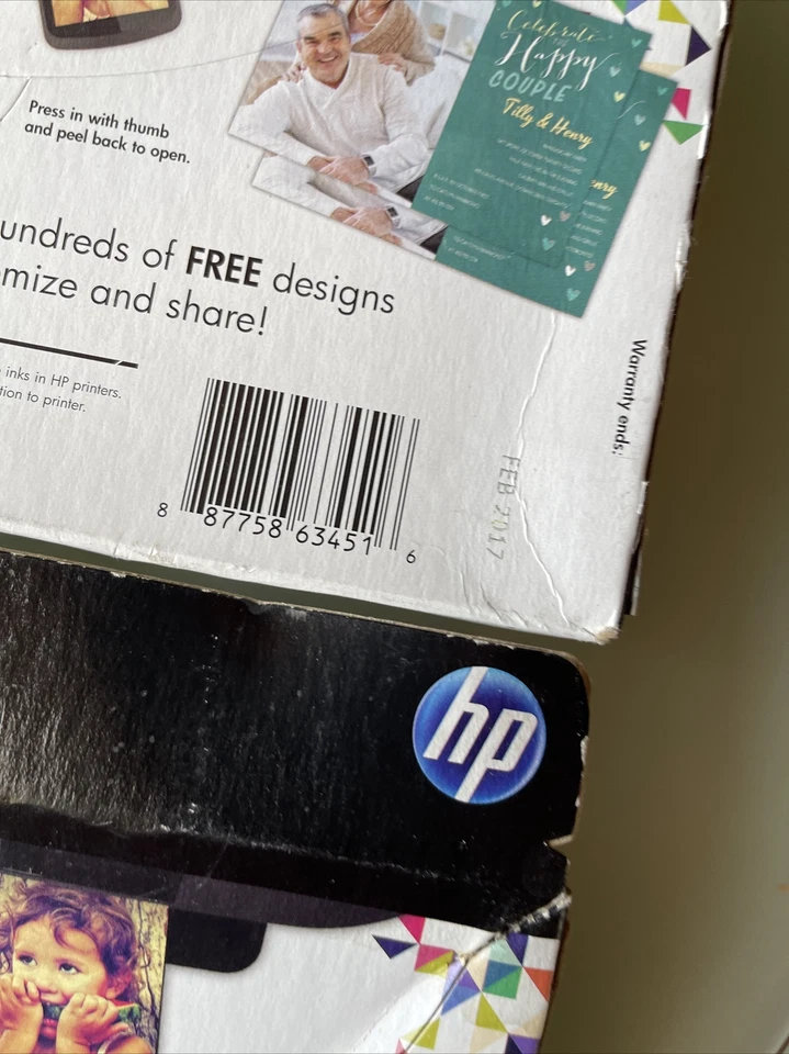 Genuine HP 60 Black  + TriColor 1 Ink Cartridges  OEM  Authentic   EXP 02/2017 - Image 4 of 4