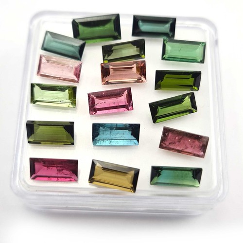 Natural AAA Mixed Cut Tourmaline Loose Gemstone Lot – Multi-Color From Brazil | GTL Certified
