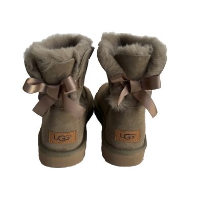 UGG CLASSIC MINI BAILEY BOW II ANTILOPE WATER RESISTANT BOOT US