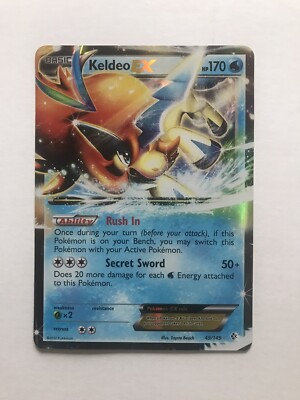 Keldeo EX JUMBO Card 49/149 BW Boundaries Crossed 2012 Ultra Keldeo EX JUMBO Card 49/149 BW Boundaries Crossed 2012 Ultra