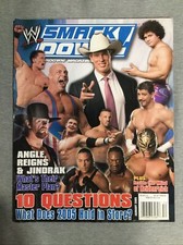 WWE SMACKDOWN MAGAZINE JANUARY 2005  WRESTLING SUPERSTARS with poster