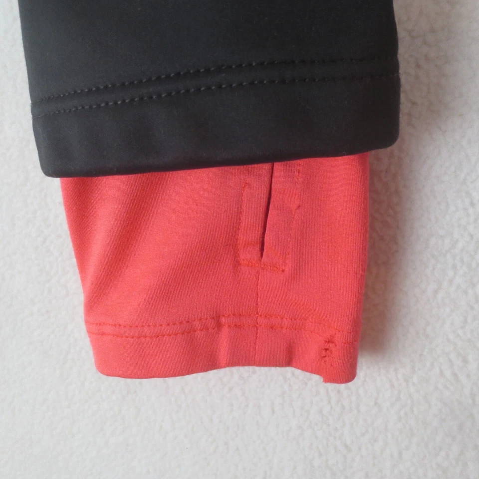 Chaqueta GORE Bike Wear Mujer Pequeña Negra Roja Cremallera Completa Windstopper Reflectante Foto 2 de 4