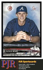2017 Bowman #BP74 Patrick Weigel Atlanta Braves Prospects