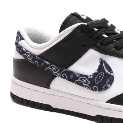 Nike WMNS Dunk Low Paisley Pack Black White DH4401-100 US 7 Nike WMNS Dunk Low Paisley Pack Black White DH4401-100 US 7
