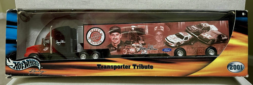 🔥2001 Hot Wheels Racing~Transporter Tribute~Davey Allison~The Alabama Gang