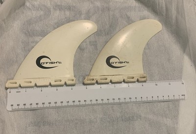 1 White Set With Extra Right Side 90s Surf O FISHL Surfboard Fins Surfing #5