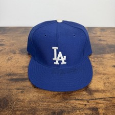 VTG Tommy Lasorda Autographed Dodgers Hat New Era Diamond Collection Wool 5950