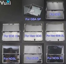 Plastic Clear Protective Case Cover Hard Shell Skin For NDSL NDSi New 3DS XL GBA