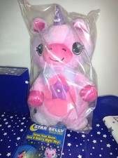 Star Belly Dream Lites Stuffed Animal Night Lt Magical Unicorn Pink/Purple READ