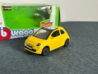 Fiat 500 Gelb Scala 1/43 Neue 500 Bburago Burago Modellauto Metall