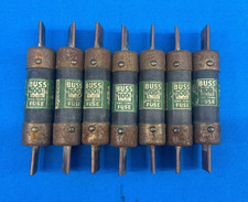 Lot of 7x Bussmann 100 One-Time Replacement Fuses No.25100