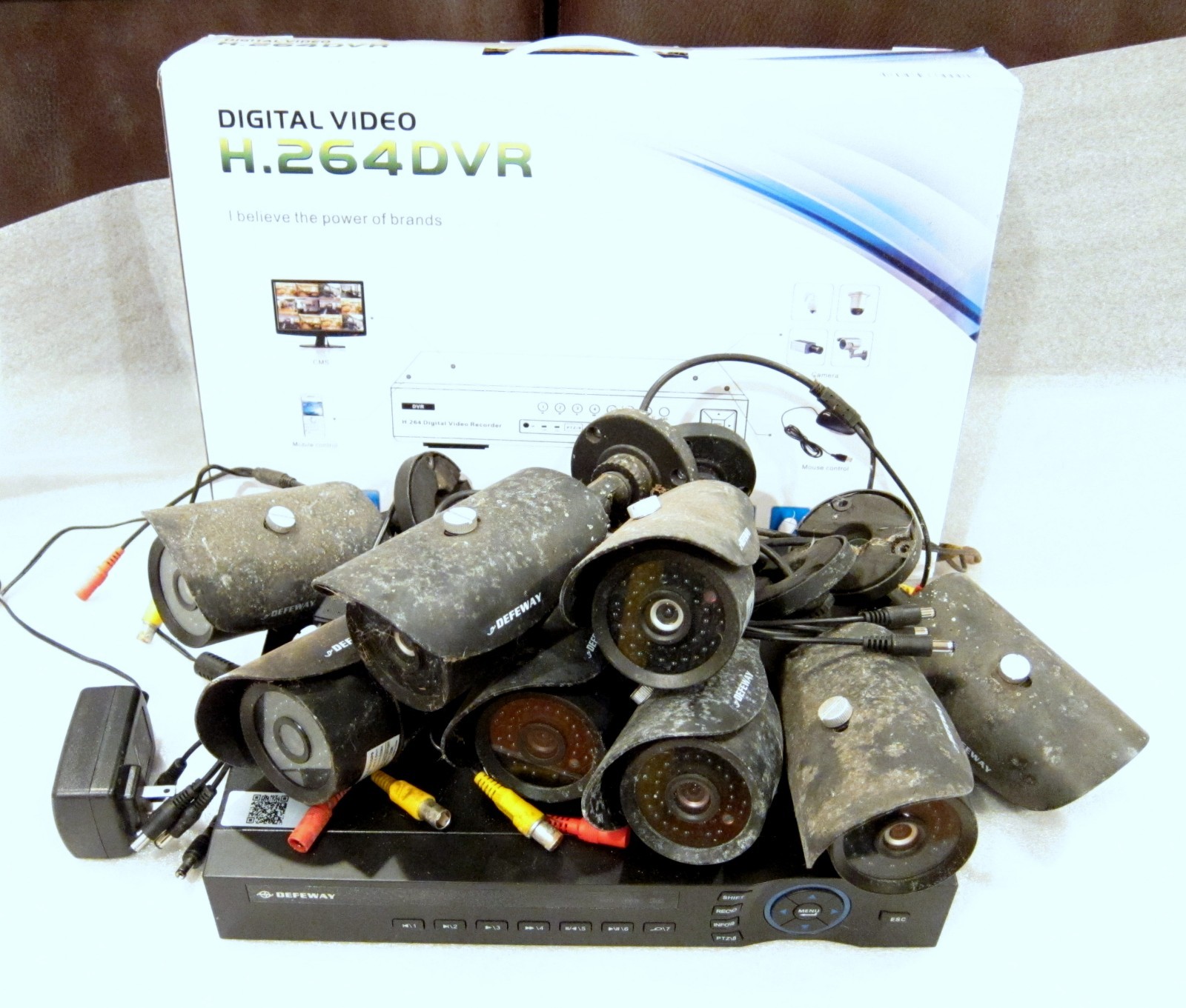 Defeway Home Video Surveillance & Recording System 1080P, DVR, Cameras