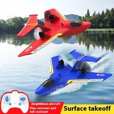 US ZY425 RC Plane 2.4G 2CH Remote Control Water Takeoff Glider Fall Resist w/LED