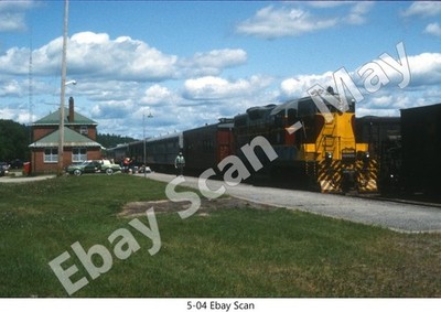 Duplicate Slide-ACR (Algoma Central Railway) EMD GP7 #157 at Hearst ON Depot