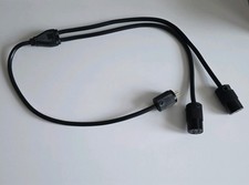 4ft Power Y Cable 12 AWG - 1 Edison Male to 2...
