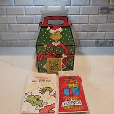 McDonalds 2025 The Grinch Meal Unopened Grinch Salt, Pair Of Socks Shaker Bag