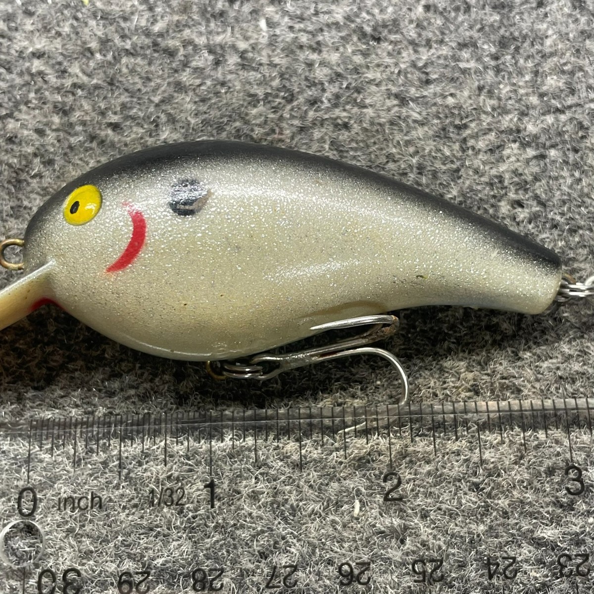 Leurre vintage Cotton Cordell Big O 7800 Crankbait 2,5 15 yeux