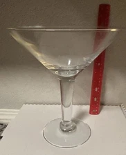 LIBBY CRISA 44 Oz Large Giant Martini Cocktail Margarita Glass 10” Centerpiece