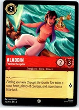 #112 Aladdin - Fearless Navigator 2024 Disney Lorcana Azurite Sea Uncommon