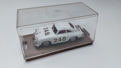 1:43 Brumm PORSCHE 356 Coupé weiß Mille Miglia 1952 # 248 M. Nathan & G. Kaiser