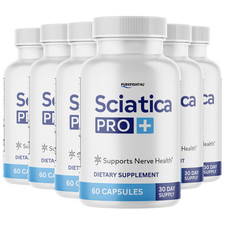 Sciatica Pro Natural Formula Supplement that Supports Nerve Health - 6 Bottles