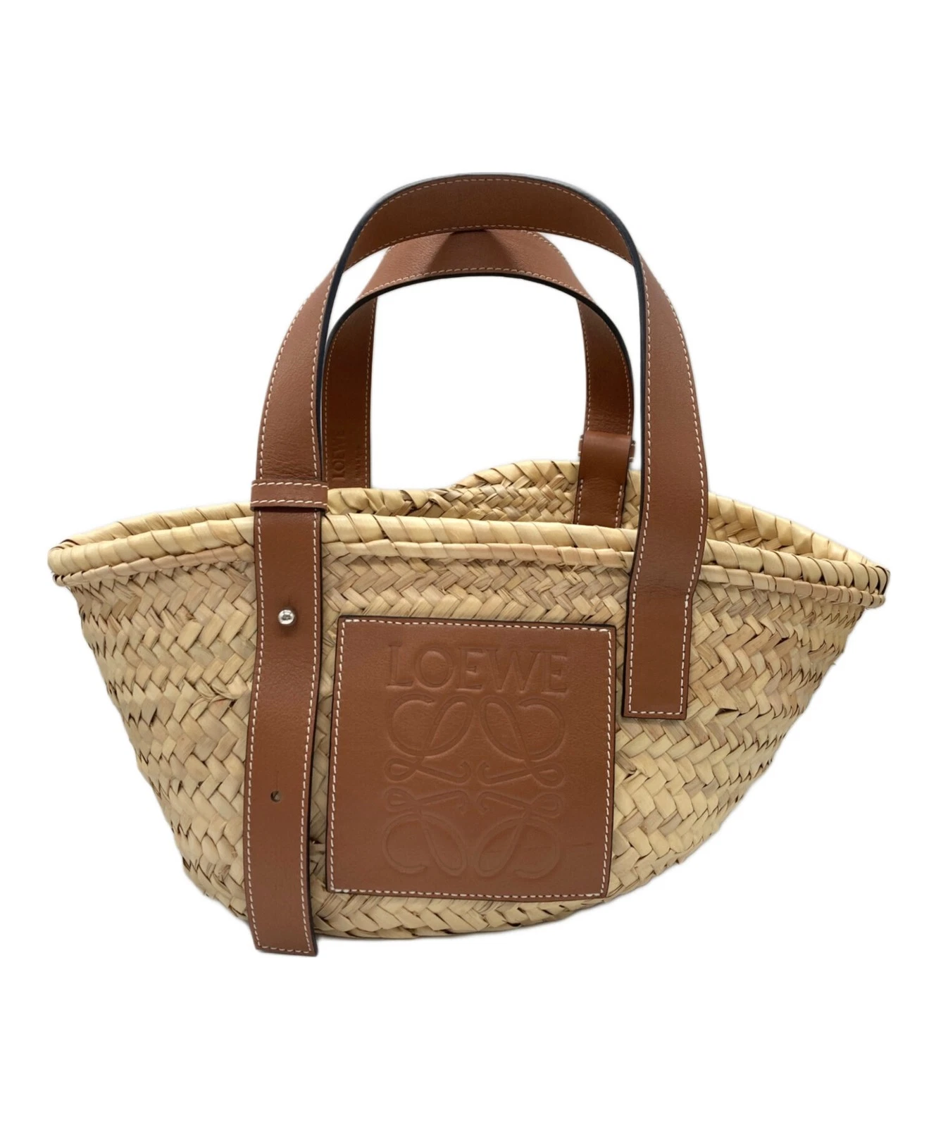 Loewe — Loewe Small Basket Bag Brown #TFB5127
