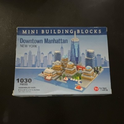 impact Mini Building Blocks Downtown Manhattan New York 1030 Pieces w/ Instruct 