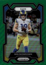 2023 Panini Prizm Ben Skowronek #163 Green Los Angeles Rams 2I