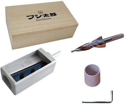 Star-M No.4950 Fushitaro Wood Knot Repair Set Taper Drill & Plug Cutter Japan