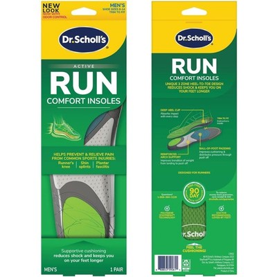 Run Active Comfort Insoles,Trim to Fit Inserts