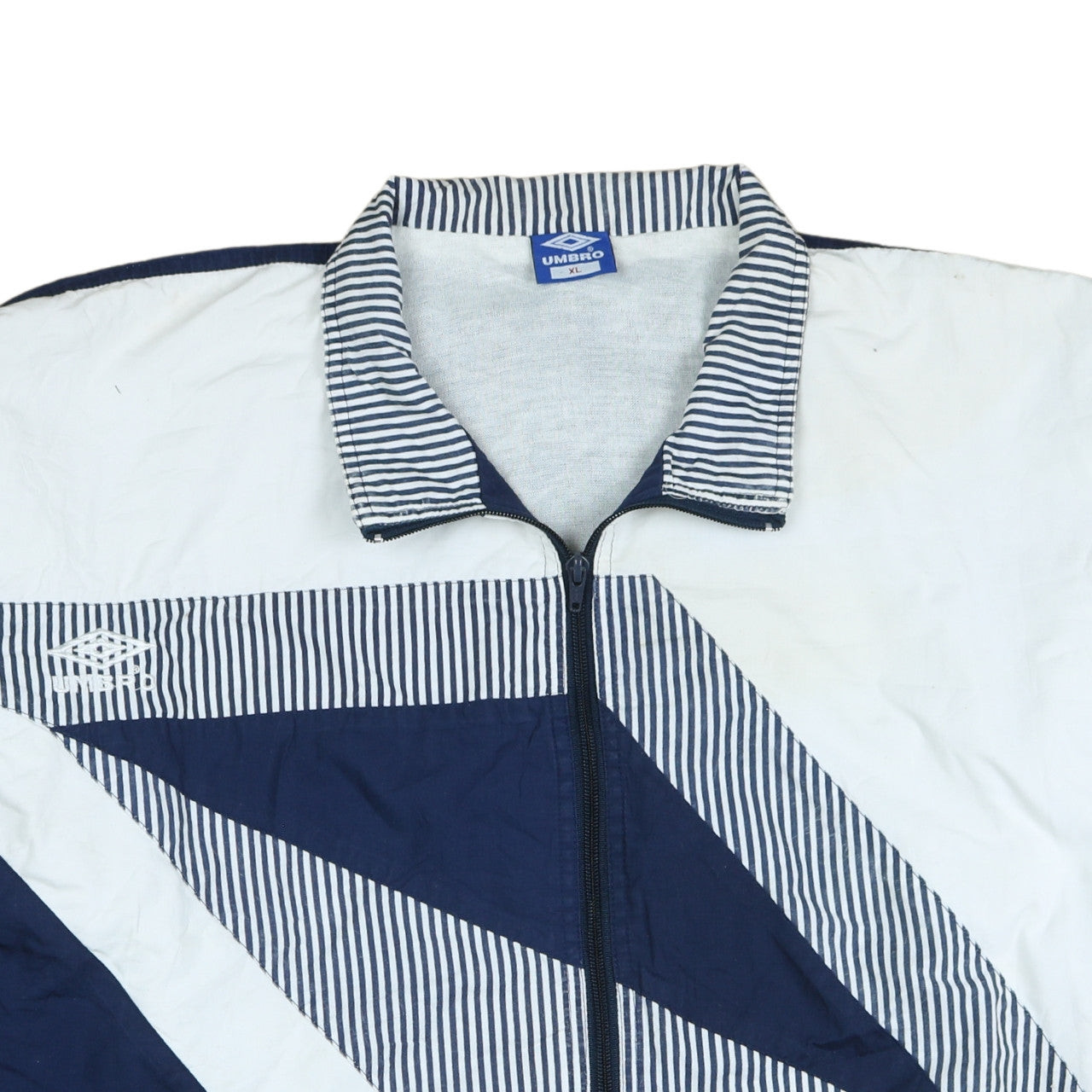 UMBRO Men's Windbreaker Lightweight Full Zip Navy Blue XLarge image 3