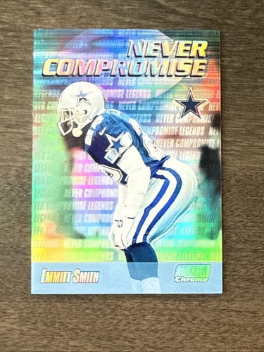 Emmitt Smith [Refractor] #NC34 1999 Stadium Club Chrome Never Compromise card