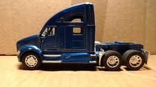 Kinsmart Pull & Go Kenworth T700 Semi Truck Blue Metal China