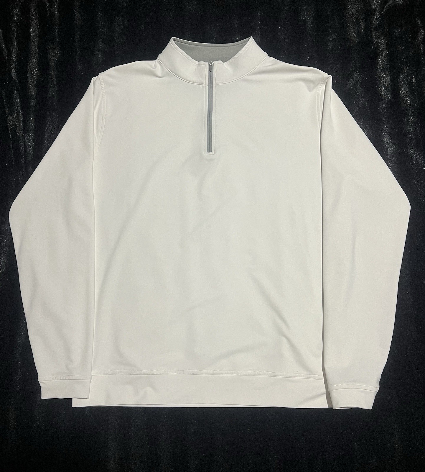 Peter Millar White Quarter Zip Pullover Golf Perf… - image 1