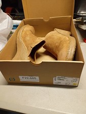 BORN Clogs Natalie Tan Brown Leather Women Sz 10M/42 EUR Slip-On Mule Wedge NEW